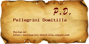 Pellegrini Domitilla névjegykártya